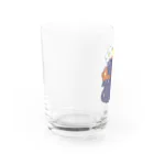 70%charactersのおおきなねこ Water Glass :left