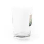 大眠家-ﾀｲﾐﾝｹ-のキクの花 Water Glass :left