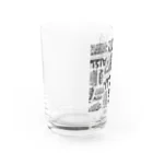 トーマス　デザイングッズのオリジナルロゴ　AISU DAISUKIDAYO Water Glass :left