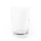 PULL OUTのずっと一緒_ホワイト Water Glass :left