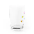 悠芽のひとでがたくさん Water Glass :left