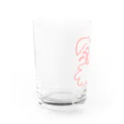 いぬがおちてるのDog’s Eye Water Glass :left