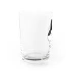 こつｗのおみせの量産うさぎ はちわれ Water Glass :left