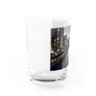 unepe部屋の大阪の街と道頓堀 Water Glass :left