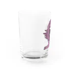 れいしょうのSUZURIのNFT風の狼 ~Wolf Face Is Scary~ Water Glass :left