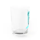 れいしょうのSUZURIのNFT風のネズミ ~Mouse Face Is Scary~ Water Glass :left