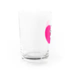 もつれ毛のどうして止めるの棒人間くん Water Glass :left