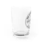 納豆ｺｰﾁｬﾝのONE-OFF (Black Letter) Water Glass :left