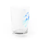 サワネチヒロのショップの空翔るくらげ Water Glass :left