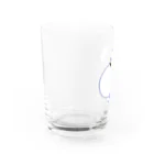 こんぶおにぎり商店のらいちょうさん Water Glass :left