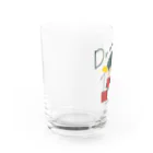 rurugirlのdrummerメガネ君 Water Glass :left