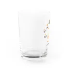 Junko Ogoshi original goodsのかわいいガチョウ Cute goose Water Glass :left