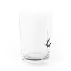 YYMMDDのまろ助寝そべり Water Glass :left