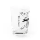 ワールドエンド ヒッチハイクのジ・アースイズフラット Water Glass :left