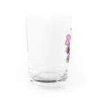 まぁるいせかいのレトロさくらにゃんこ Water Glass :left