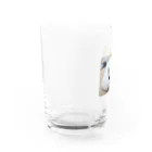 ハムスターといっしょのおにぎりみるく♀ Water Glass :left