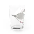 まめるりはことりの幸せ文鳥ちゃん【まめるりはことり】 Water Glass :left