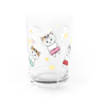 Miiiさんの猫っかぶりウッサ氏【星】 Water Glass :left