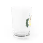 ねむり屋公式グッズのNemuriya ポポグラス（CLR） Water Glass :left