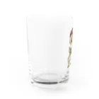 銀色アンティークのChromos すみれ Water Glass :left