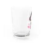 金美館通りの藤村さんショップの金美館通りのちび村さん Water Glass :left