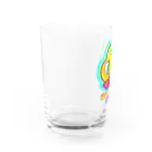 ✨🌈✨ユラクラカン🇯🇵 ✨🌈✨の🍊🐈 オレンジキャット🍊🐈　ライト Water Glass :left