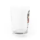 🤍一ノ瀬 彩 🐇⸒⸒ suzuri支店🤍のちびキャラ/NORMALTYPE【一ノ瀬彩】 Water Glass :left