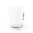 MrKShirtsのKumo (クモ) 色デザイン Water Glass :left