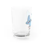 つちのこきづちのつちのこやさんのこめきつね・ぶるー Water Glass :left