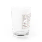 ねこてぃぶのチェック柄 Water Glass :left