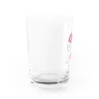 ぽんぽこらんどのマグロママ Water Glass :left