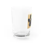 YS VINTAGE WORKSのチェコ　足跡ウィンクねこ Water Glass :left