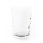 Dosukoi-van-cartierの俺のクレープを奪ったトンビ Water Glass :left