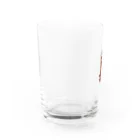 南無南無ショップの阿弥陀如来　ブラウン Water Glass :left