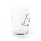 ねこ・ねこの寝コ Water Glass :left