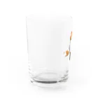 ティーポットCAFEのカレー食べるなりよ Water Glass :left