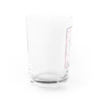 cosmicatiromの夜桜と散歩猫 Water Glass :left