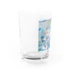 piicyunのアオサギ先輩がいっぱい Water Glass :left