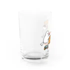 Lily bird（リリーバード）の餅つき文鳥ず Water Glass :left