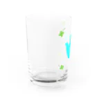 武者小路夕桐の青い鳥と四葉 Water Glass :left