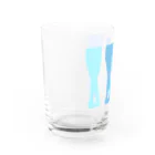 Twinkle-BooのBallet!blue Water Glass :left