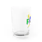 美容室フィットのハチワレネコ Water Glass :left