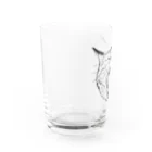 スナック半ばをすぎての欠伸ネコ Water Glass :left