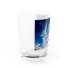 錆猫の館の【A】エネルギーが渦巻く鳳凰雲 Water Glass :left