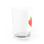 うさぎのひのき  公式グッズのいちごちゃんとうさぎちゃん Water Glass :left