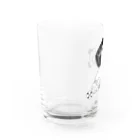 終身名誉かわいい担当の山東京伝の桃太郎の犬 Water Glass :left