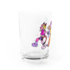 メイドイン極楽スズリ店の酒飲みどもの行進 Water Glass :left