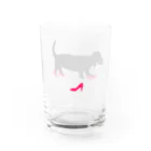 CHOSANAのハイヒールを履いた犬 Water Glass :left