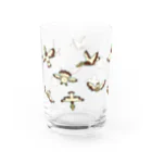 ari designの鳥！トリ！とり！（山盛りバージョン） Water Glass :left