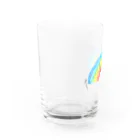 こん⚡の虹のグラス Water Glass :left